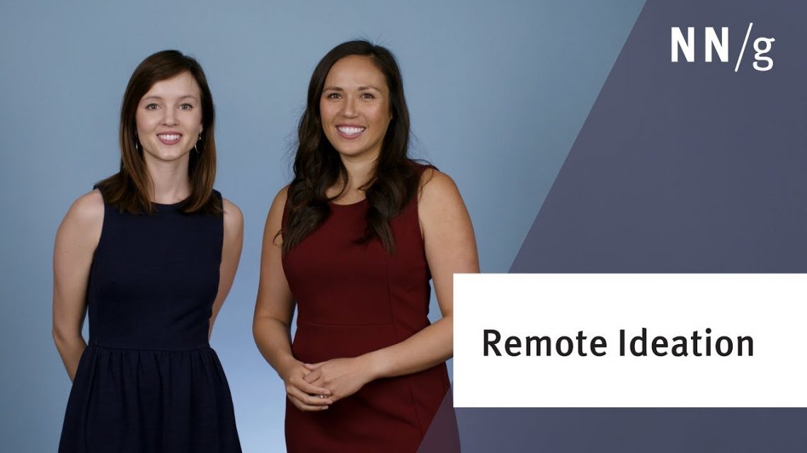 Remote Ideation: Synchronous or Asynchronous? Remote Ideation: Synchronous or Asynchronous?